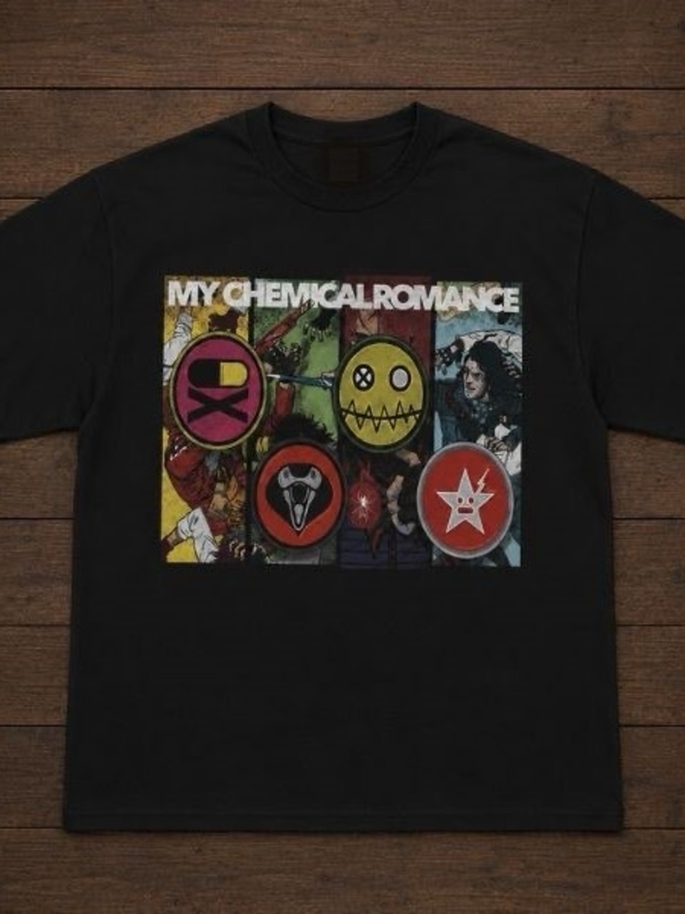 My Chemical Romance Black Graphic Band Tee
